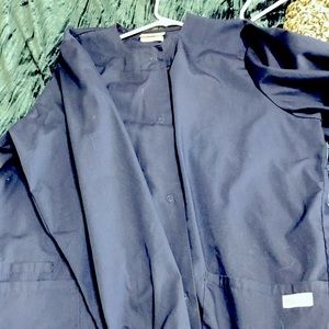 Navy Blue Scrub Jacket